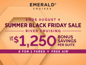 Emerald Cruises - Black Friday Sale